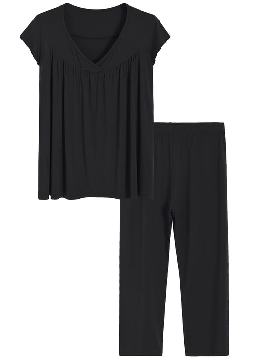 GYS Women's Pajama Pants - Viscose Made from Bamboo, Joggers Pants with  Pockets Comfy Lounge Sleep Pants Pj Bottoms,Avocado,Small at  Women's  Clothing store