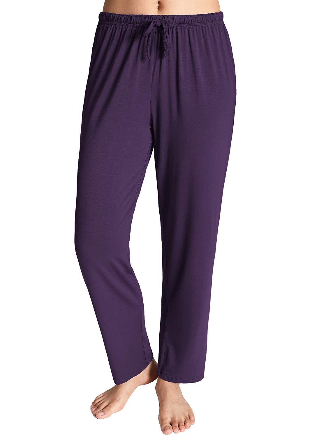 Women's Knit Loungewear Bamboo Pajama Pants - Latuza