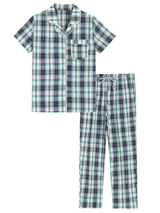 Latuza Men's Women's Matching Pjs for Couples Button Down Pajama Sets :  : Clothing, Shoes & Accessories