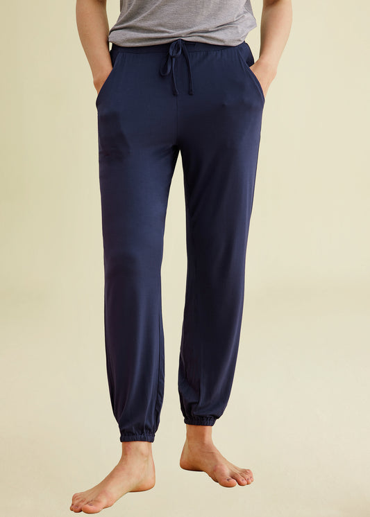 Latuza Women's Knit Loungewear Pajama Pants S Dark Gray at