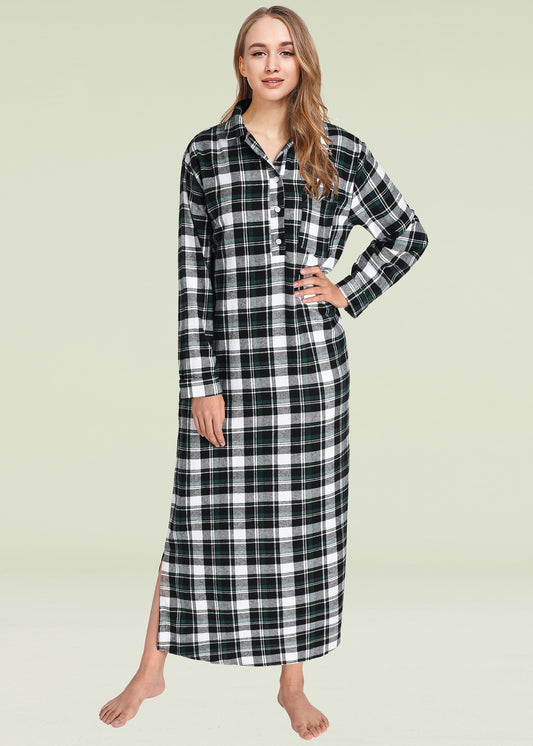 Women's Cotton Flannel Nightgown – Latuza