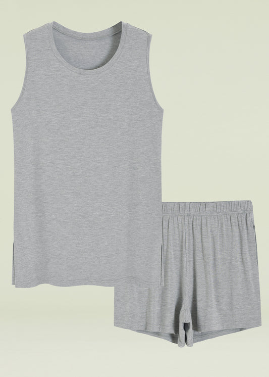 Women's Tank Top and Tropical Print Shorts Pajama Set – Latuza