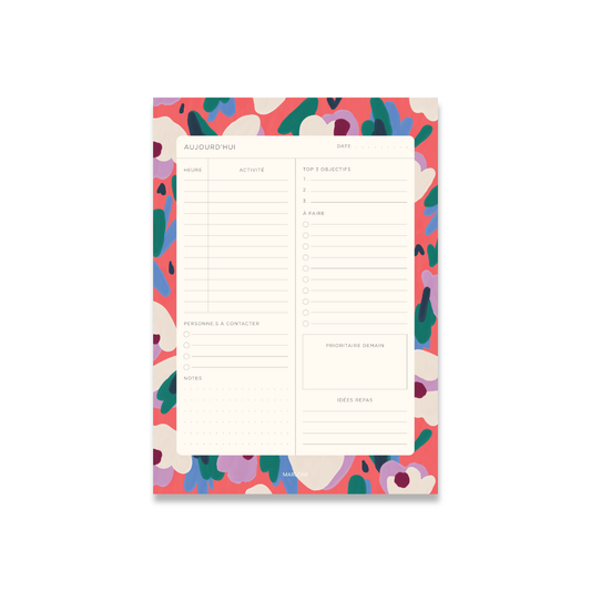 DAILY PLANNER PAD / BOLD MEADOW