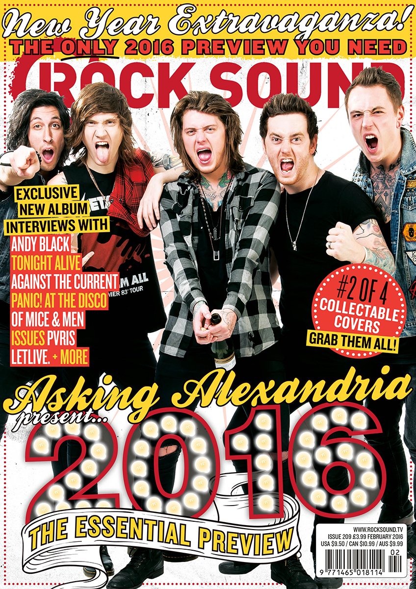 Asking Alexandria Merch Magazines Rock Sound Shop