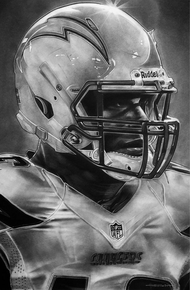 Atlanta Falcons Helmet Print – Hobrecht Sports Art