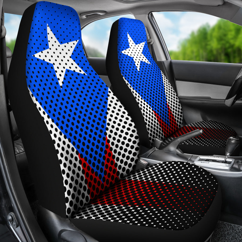 Puerto Rican Flag Car Seat Covers Teezalo Llc
