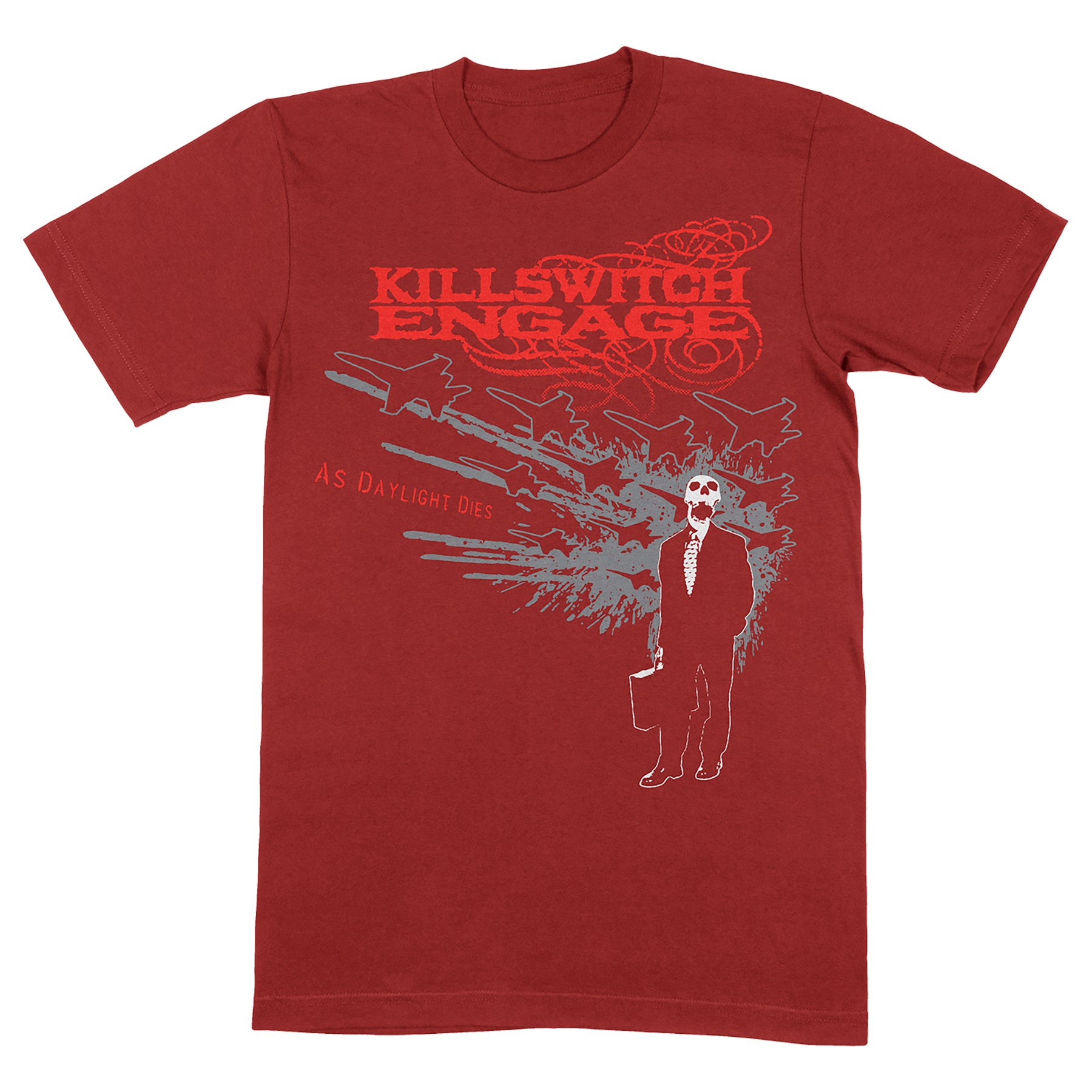 SKULL SUIT TEE RED - Killswitch Engage UK product image