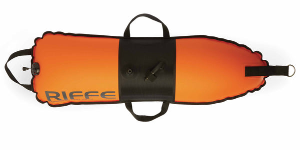 Torpedo Foam Dive Float with Standard 14x18 Nylon Dive Flag, Line