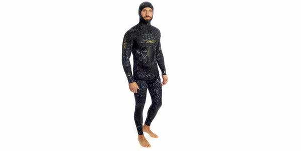 RIFFE Digi-tek© 7mm 2pc Spearfishing Wetsuit Farmer John Hooded Top – RIFFE  Web Store