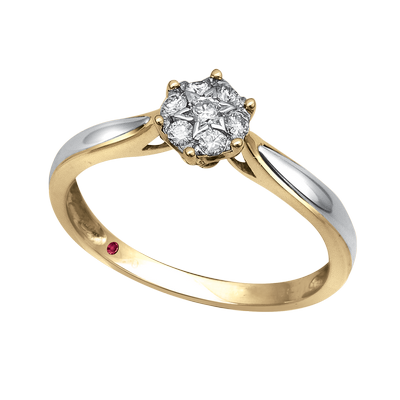 US$ 0.57 ~ US$ 1.14 - anillos de compromiso de oro 14k con esmeralda para  mujer - Joyas De Acero Por Mayor