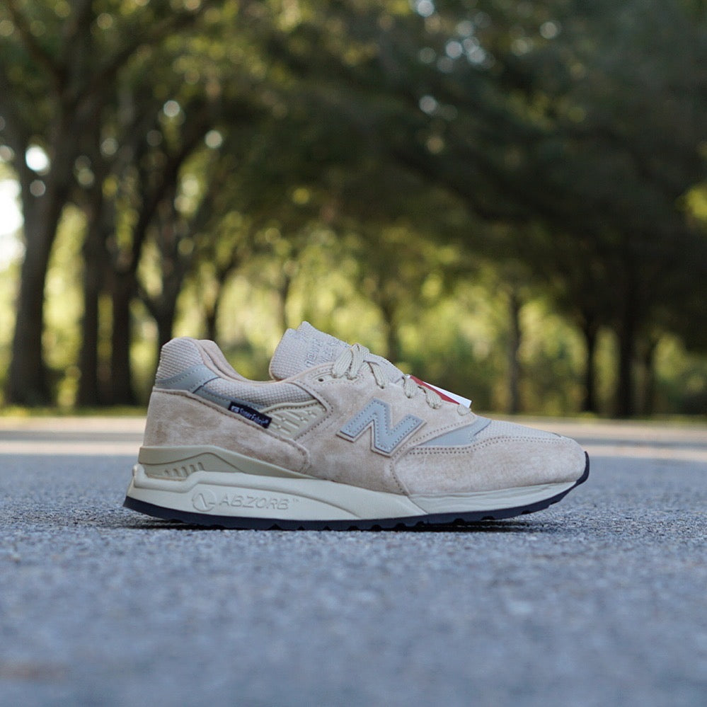 new balance beige suede