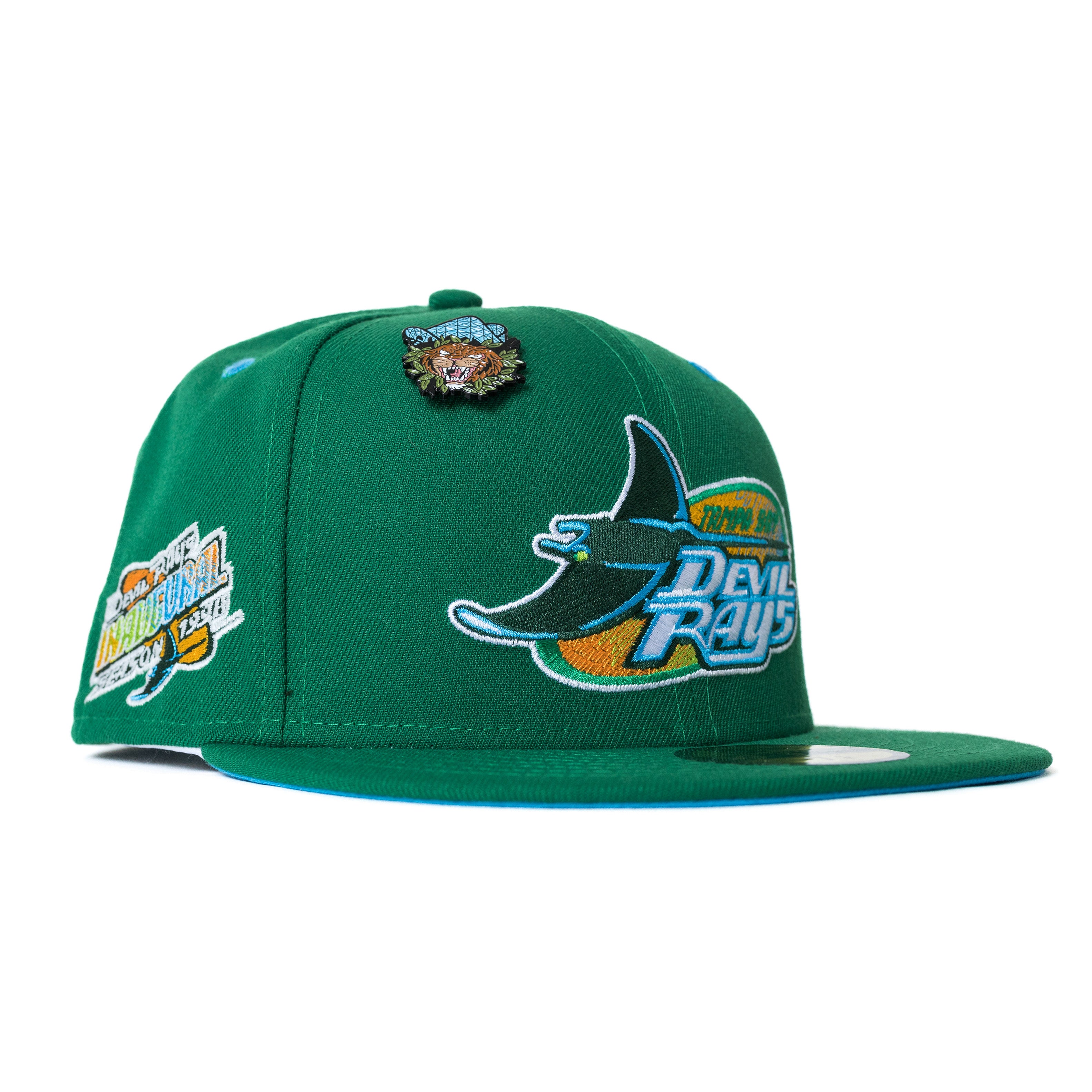 FRESH RAGS X NEW ERA 59FIFTY Tampa Bay Rays Tropicana SIDE PATCH Yello –  Fresh Rags FL