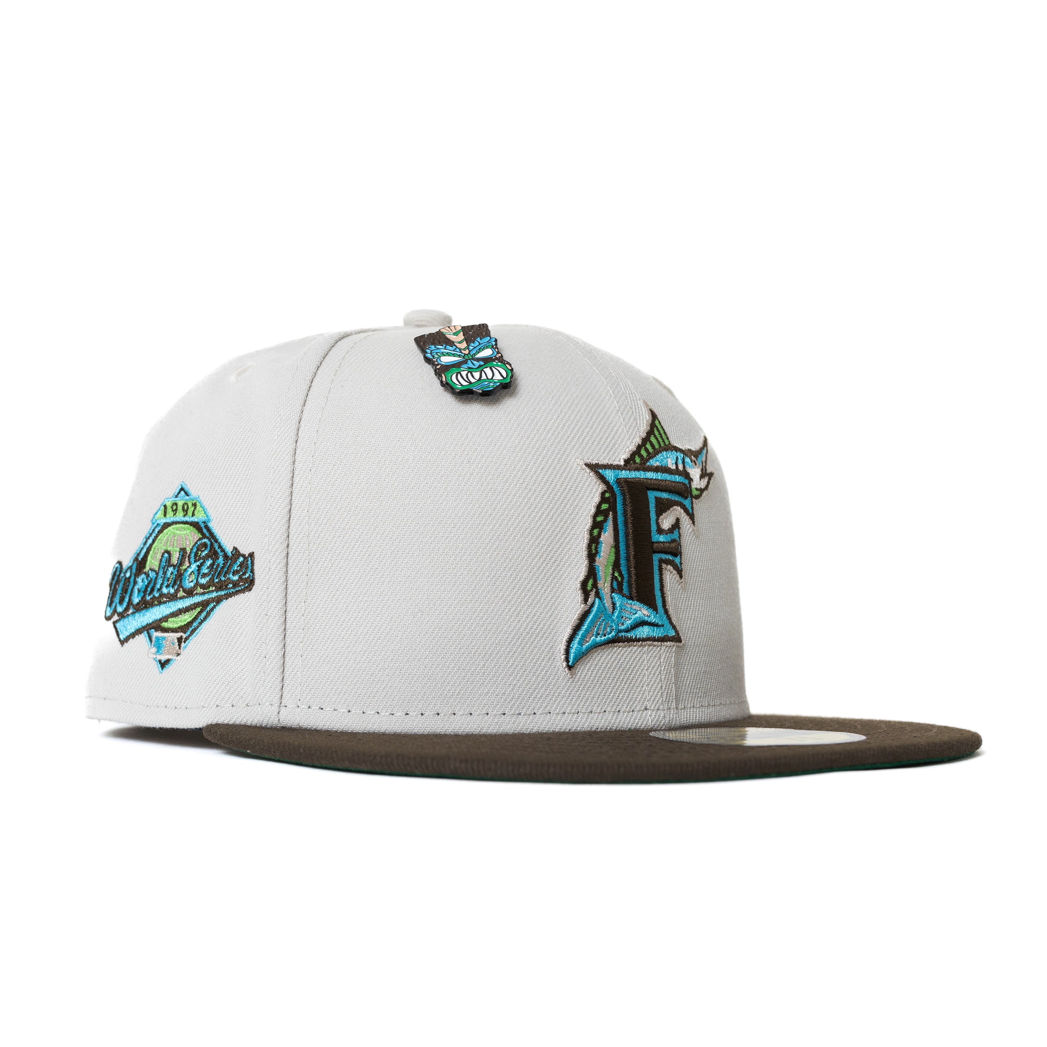 NEW ERA CAP 59FIFTY Florida Marlins 1997 WS Patch "Theme Park" PACK FOR FRSH
