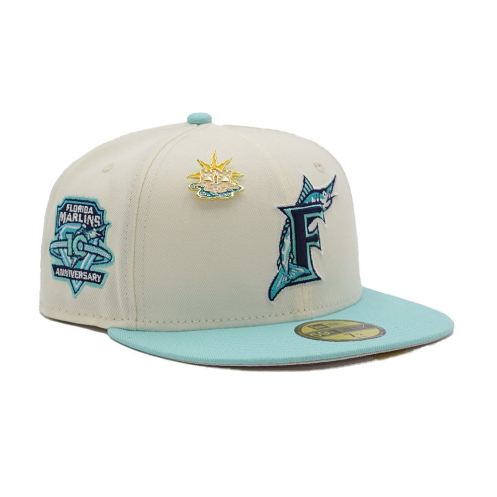 NEW ERA CAP 59FIFTY Tampa Bay Rays Tropicana SIDE PATCH Mothers Days PACK  FRSH EXCLUSIVE