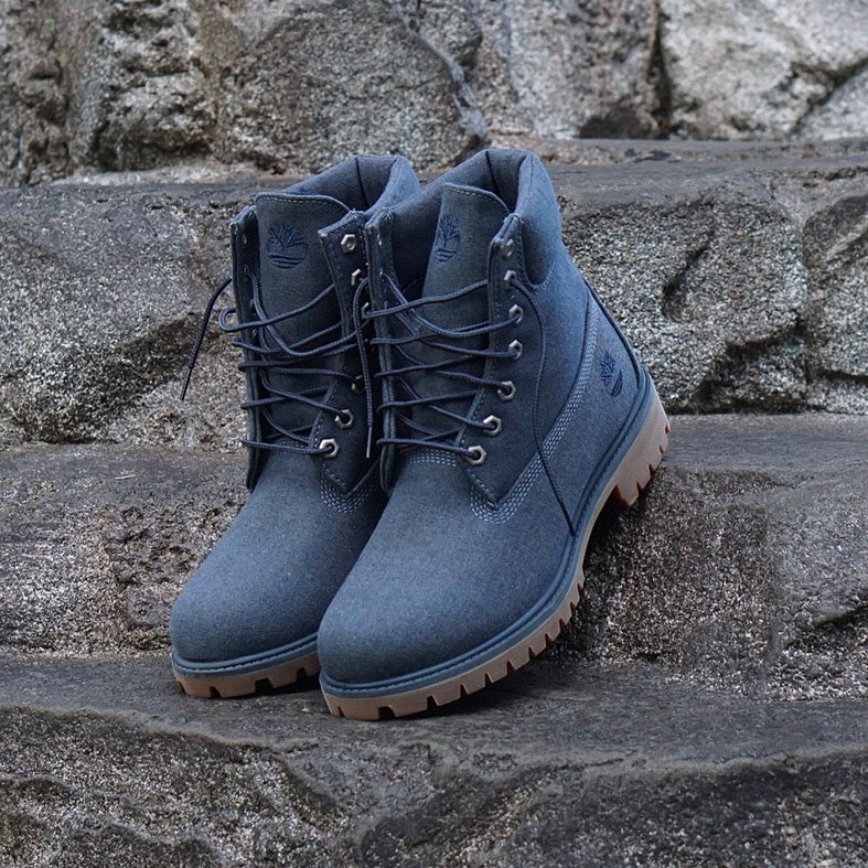 navy blue timberland boots