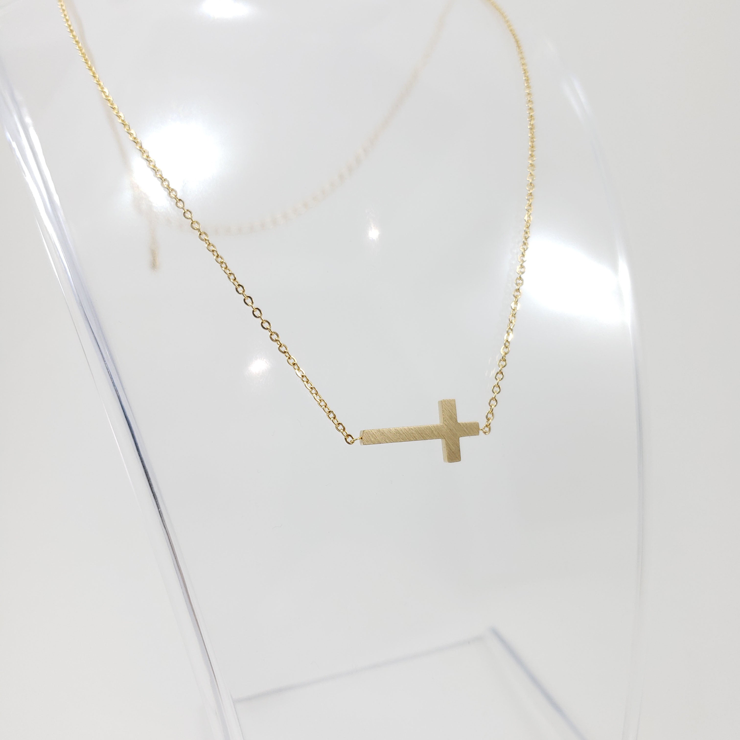 Cross Gold Necklace