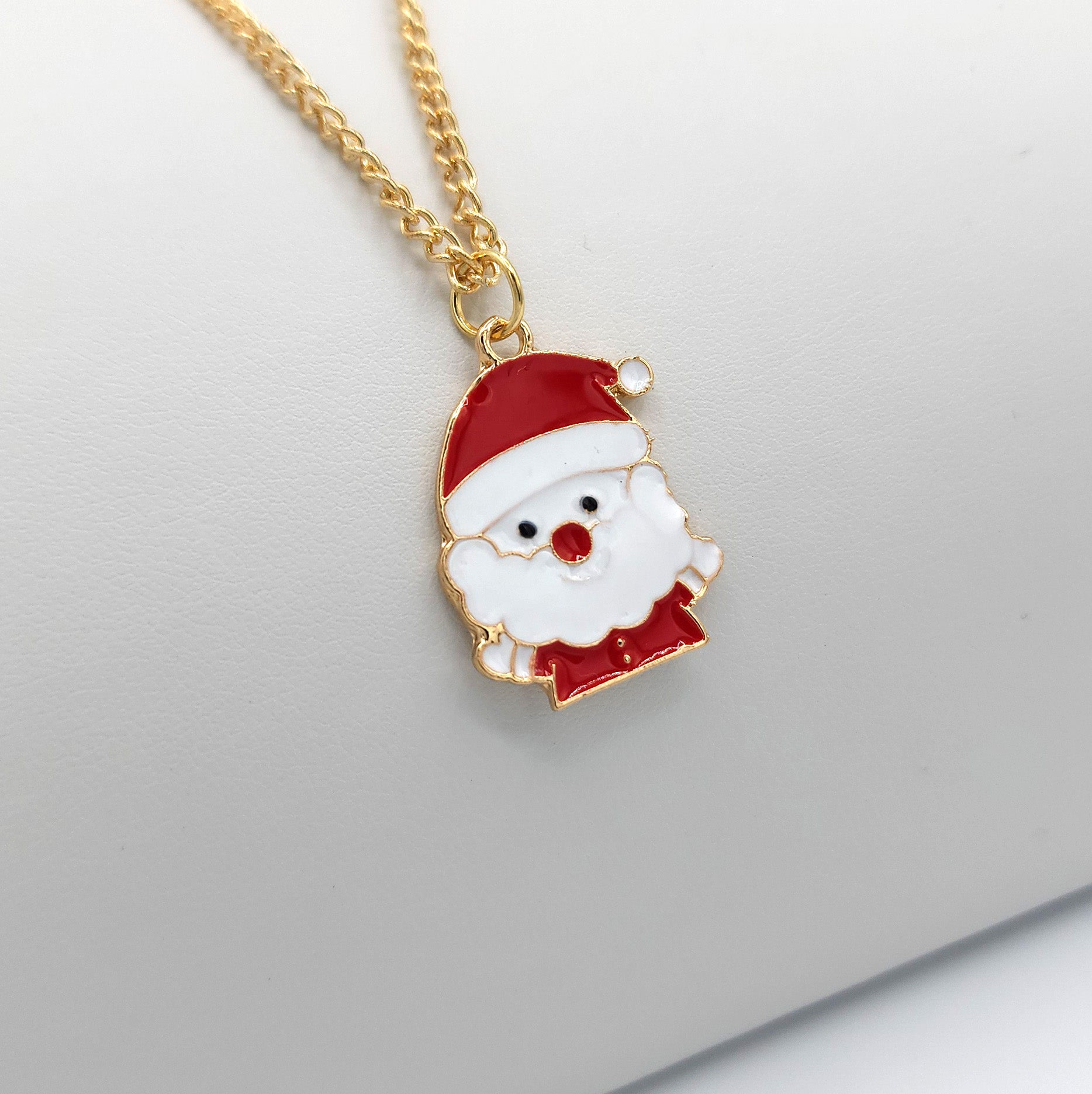 Santa Colored Gold Necklace