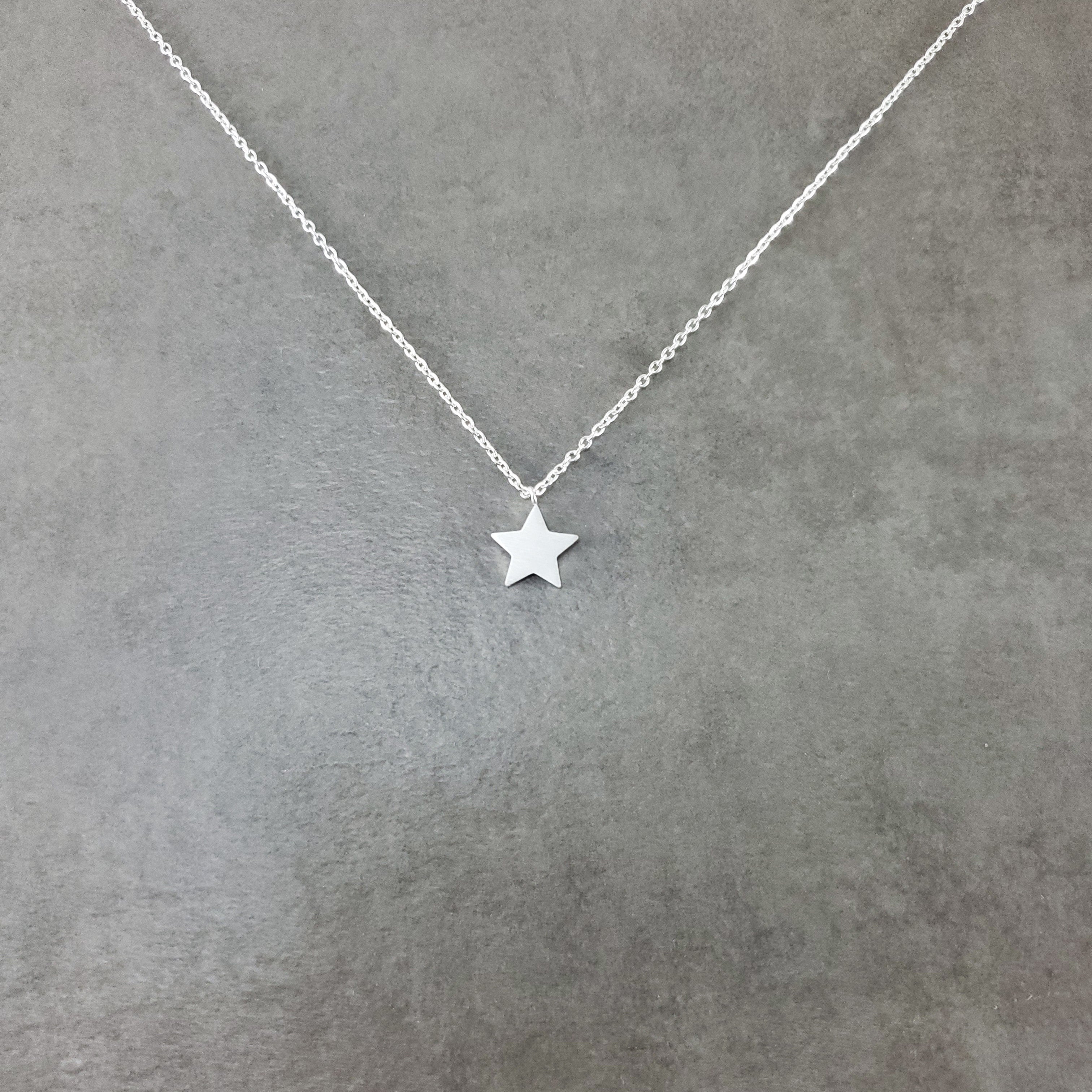 Simple Star Silver Necklace