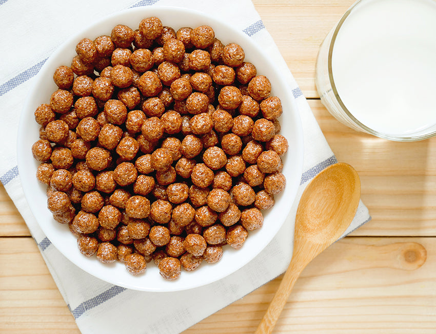 bowl of cereal grains