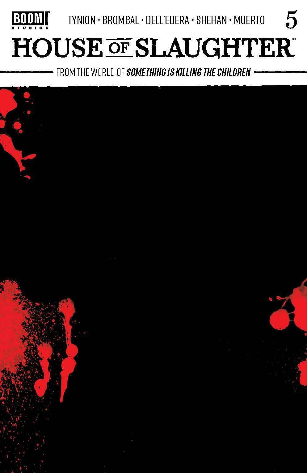 HOUSE OF SLAUGHTER #5 CVR C BLANK SKETCH VAR