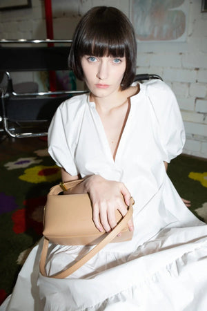 X-NIHILO Pillow Bag in Biscuit - Lindsay Nicholas New York