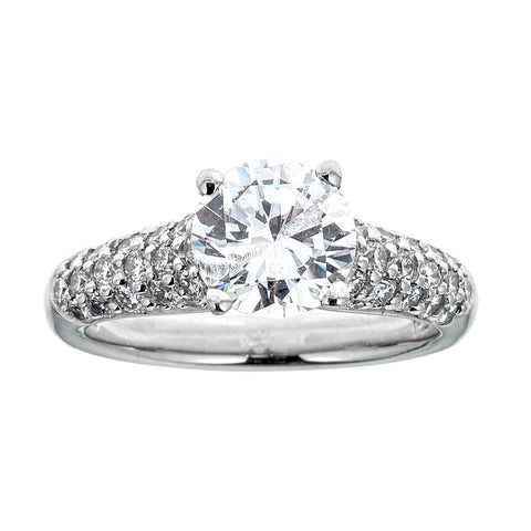 Scott Kay Platinum & Diamond Engagement Ring – D'amati Fine Jewelry