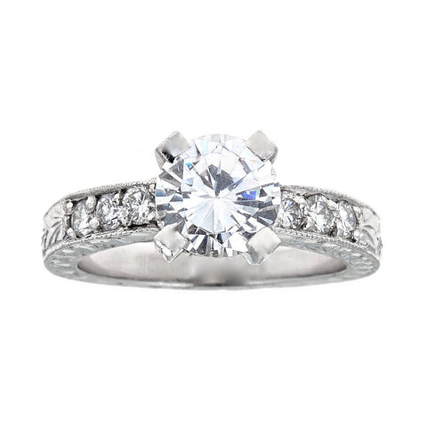 Tacori Platinum & Diamond Engagement Ring – D'amati Fine Jewelry