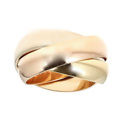 cartier gold trinity ring