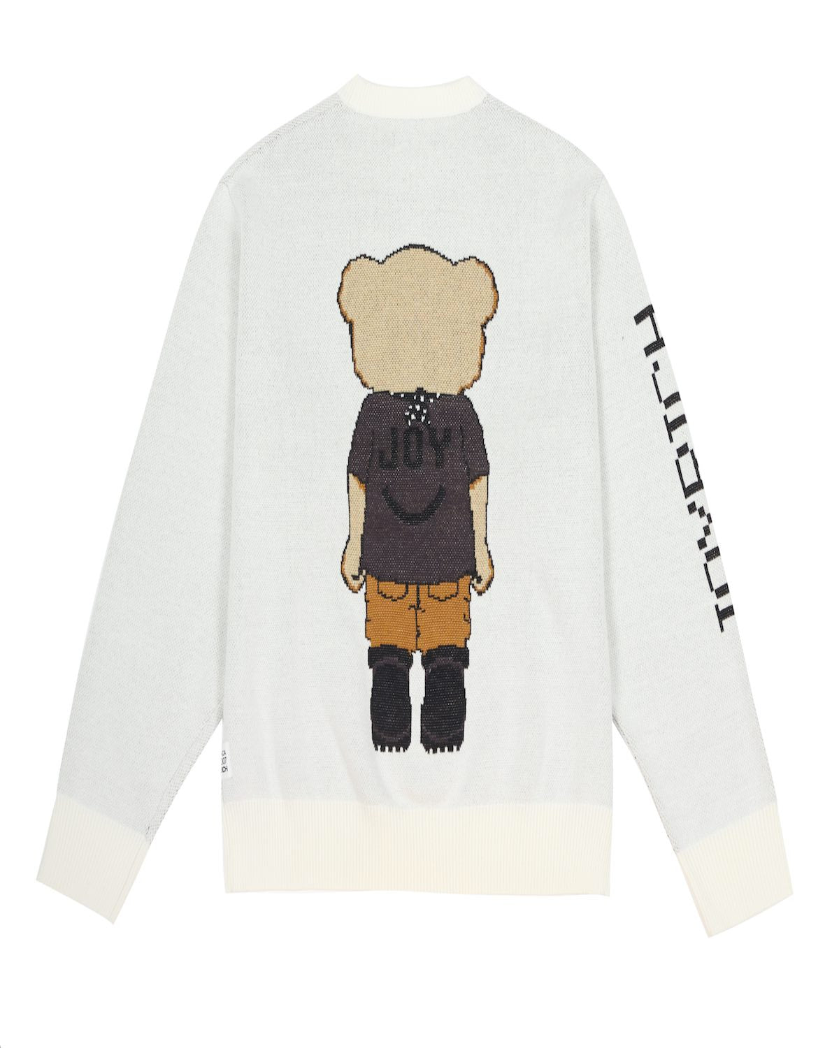 EC Rich World Bear Sweater / White