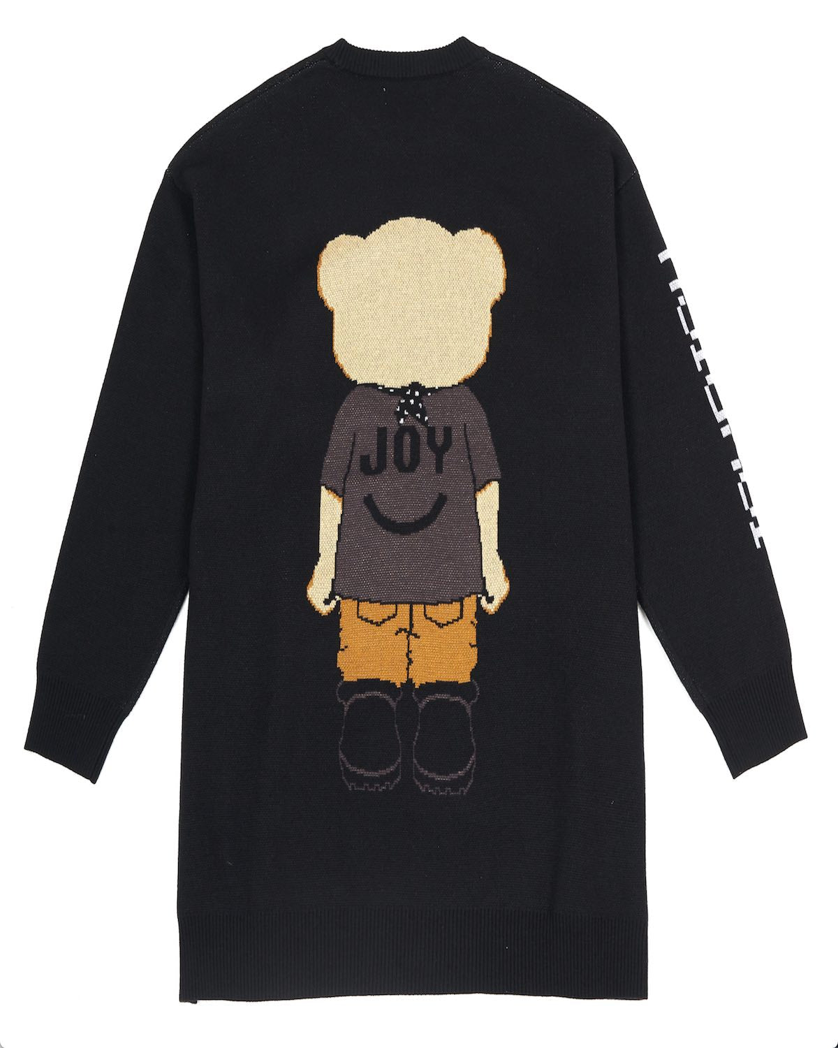 EC Rich World Bear Big Sweater / Black