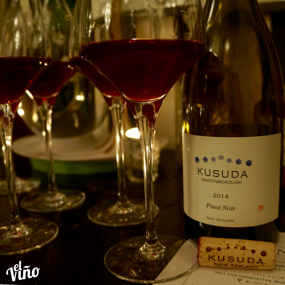 El Vino Pinot Noir Tasting Dinner Kusuda