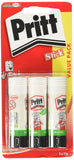 Pritt Glue Stick, Safe & Child-Friendly Craft Glue for Arts & Crafts Activities, Strong-Hold adhesive for School & Office Supplies, 3x22 g Pritt Stick 1 White