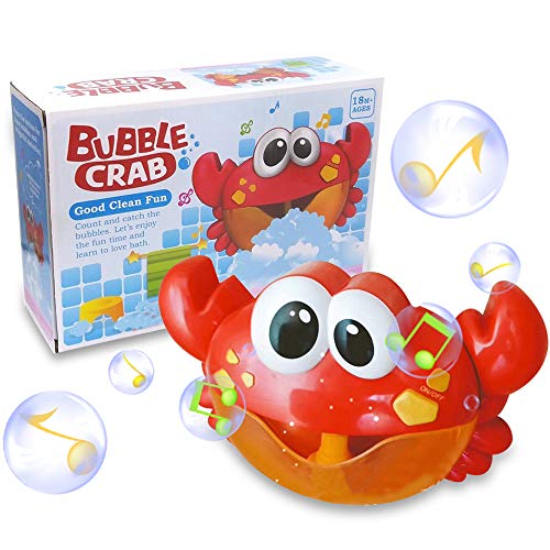 Baby Bath Bubble Crab with 12 Nursery Rhymes!