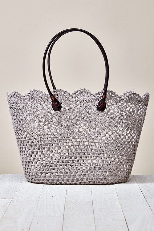 lace tote bag