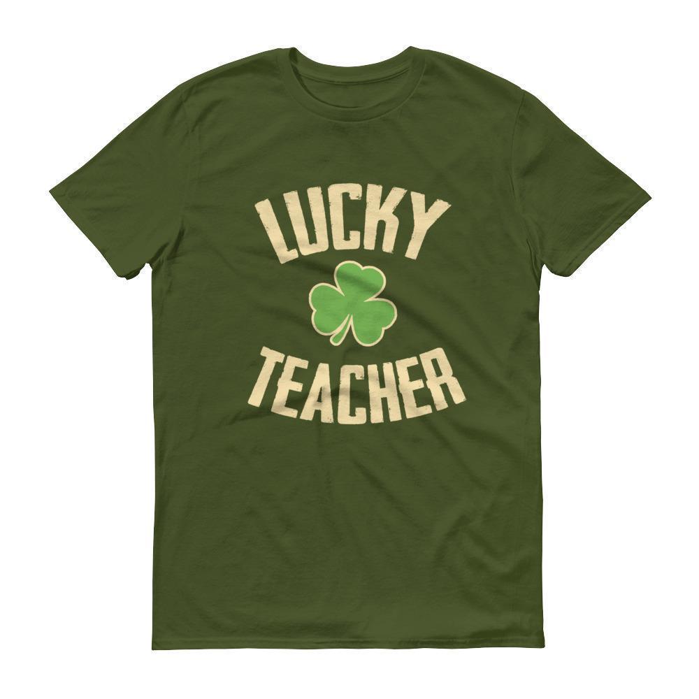 Lucky Teacher Tshirt Men's St Patrick's day City Green / 3XL T-Shirt BelDisegno