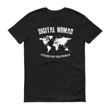 Men's Digital Nomad Citizen of the world tshirt Black / 3XL / Men T-Shirt BelDisegno