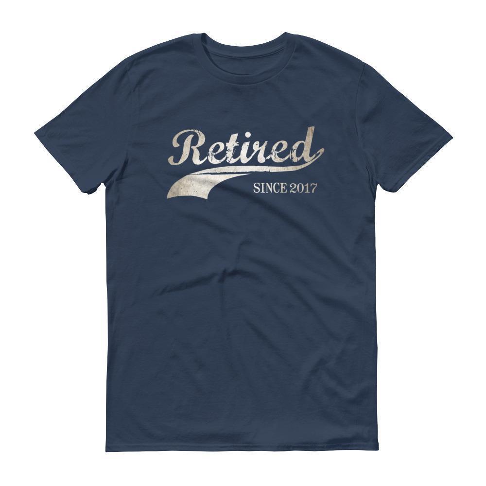Men's Retired Since 2017 Shirt Funny Retirement Gift Tshirt-T-Shirt-BelDisegno-Lake-S-BelDisegno