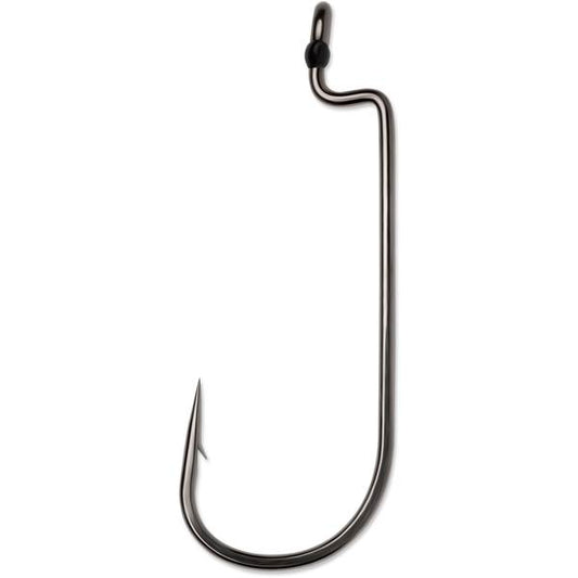 Gamakatsu Worm Hook Offset Black Size 5/0