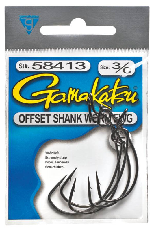  Gamakatsu 51413 Shiner Hks,Black : Fishing Hooks : Sports &  Outdoors