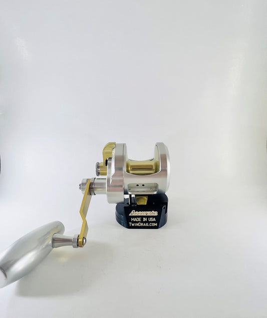 ACCURATE ATD-50W PLATINUM Twin Drag Reel LEFT HAND REEL $520.00