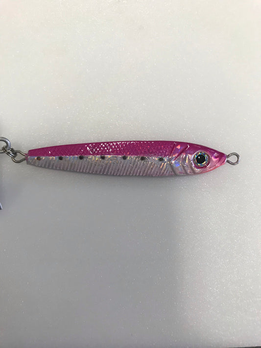 1 Oz GOT-CHA Lures or with AFW stainless Steel Leader-Mylar Minnow