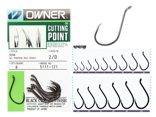 Owner Hooks Gorilla Pro Pack Live Bait Hook 8/0 5305-181