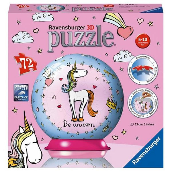 3D Unicorn Puzzle Ball