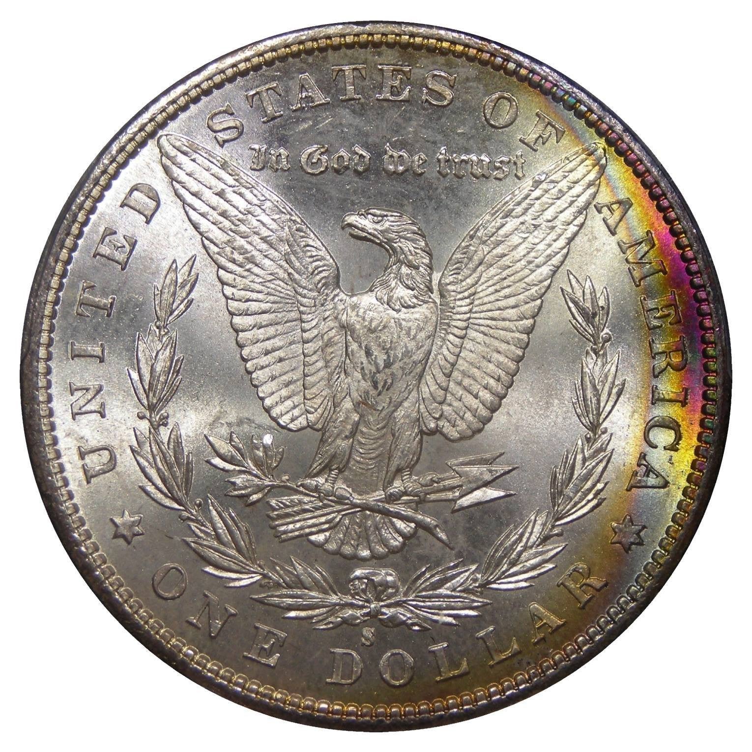 1881-S U.S. Morgan Silver Dollar, PCGS MS-65 - Original Skin Coins