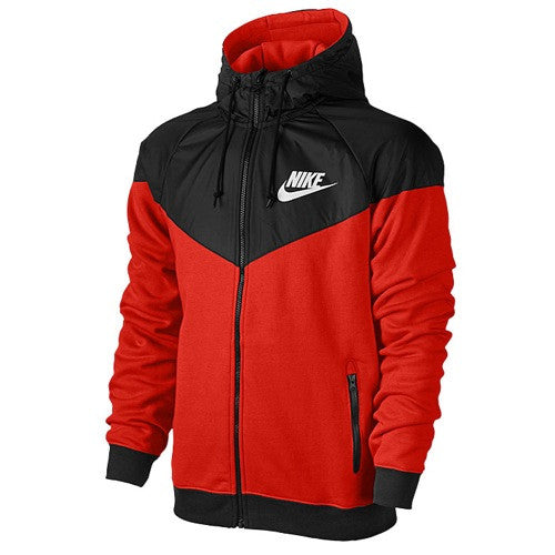 red nike coat