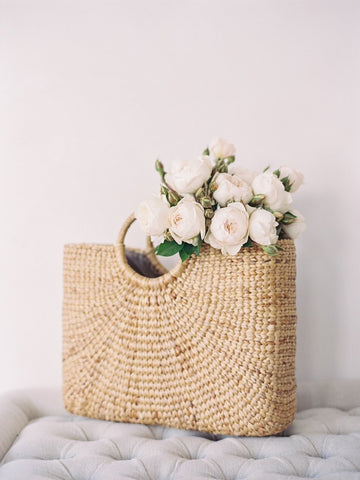 straw baskets 