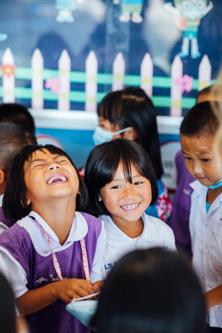 Thai Children laughing