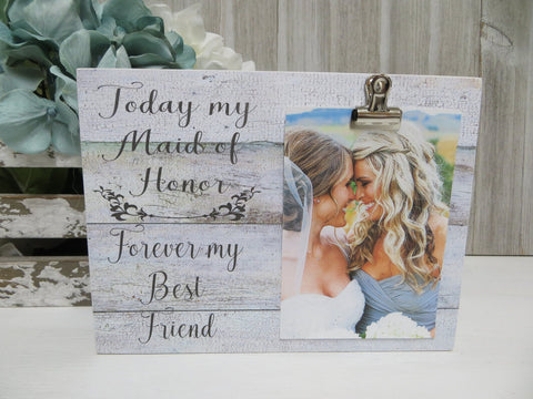 wooden frames bridesmaids gifts