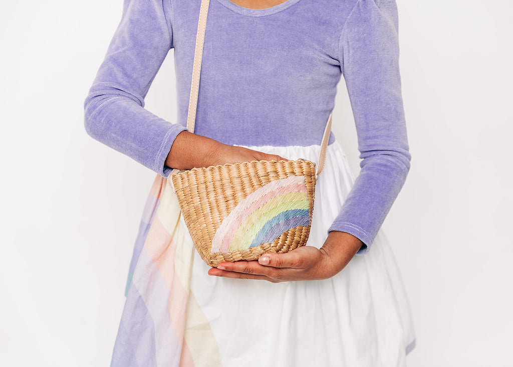 Pastel Rainbow Personalized Tote Bag - Pipsy