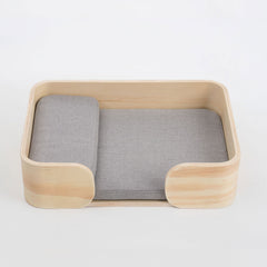 Pidan Rectangle Wooden Cat Bed